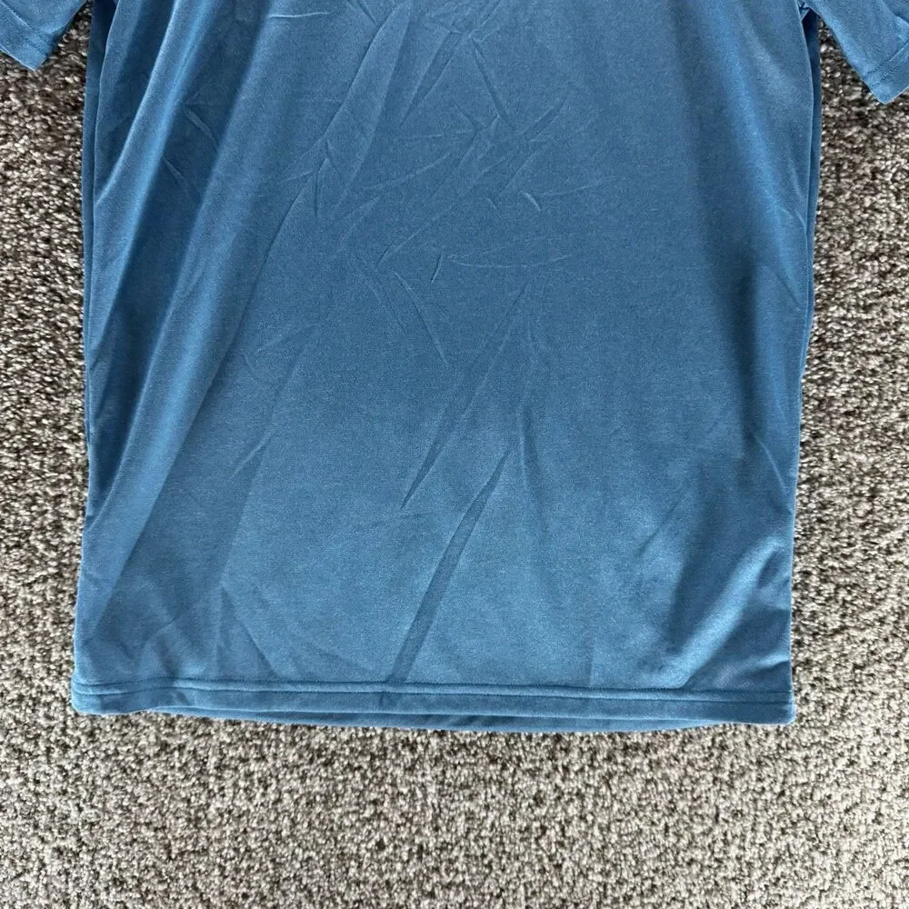 Adidas Shirt Mens Small Blue Climalite Tech Tee New With Tags Short Sleeve Adult